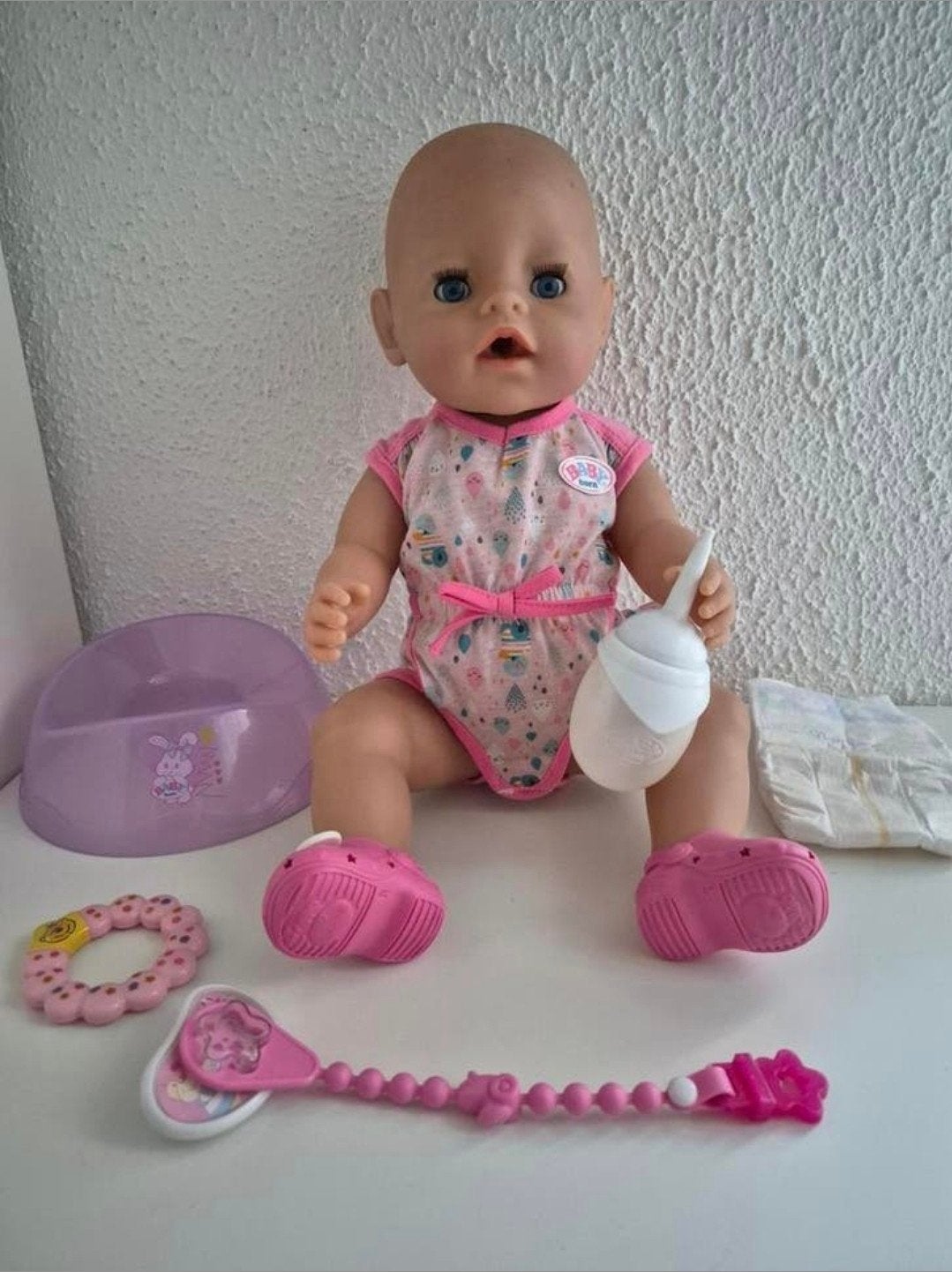 Baby Born pop Meisje Babyborn., Ophalen of Verzenden, Zo goed als nieuw, Babypop