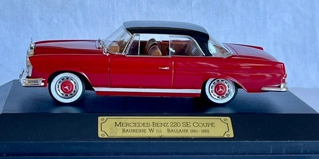 Faller Memory Cars 1:43: Mercedes-Benz  220 S Coupé, Ophalen of Verzenden, Zo goed als nieuw, Auto, Overige merken