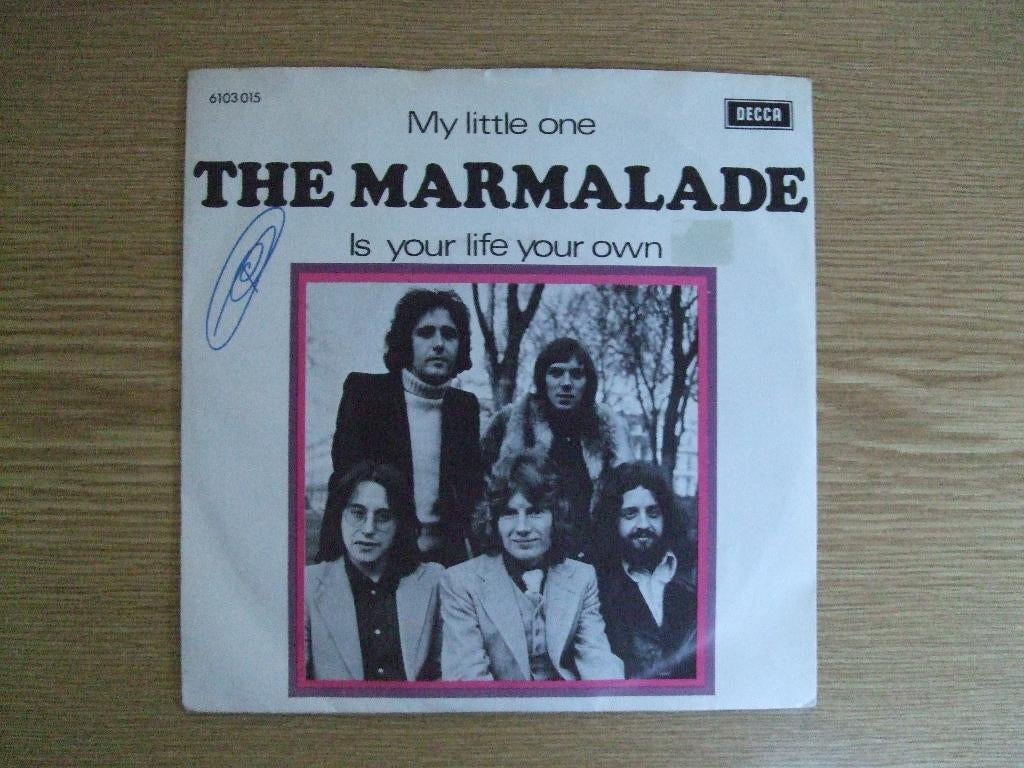 THE MARMALADE     MY LITTLE ONE / IS YOUR LIFE YOUR OWN, 7 inch, Single, Ophalen of Verzenden, Rock en Metal
