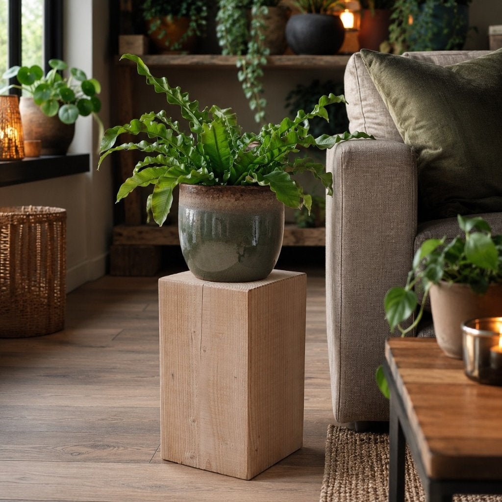 Houten blok - kleine zuil Douglas 34,5cm hoog #01, Huis en Inrichting, Houtatelier M.Y., Info@myhoutatelier.nl, Nieuw, Ophalen of Verzenden