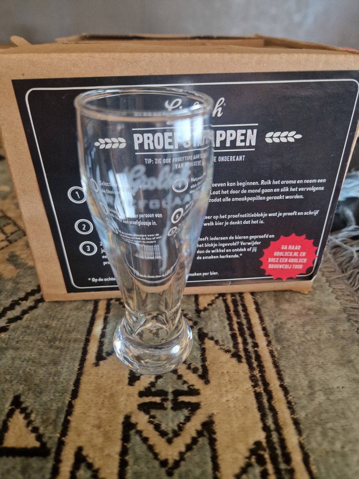 Grolsch proefglaasje 11cm hoog, Verzamelen, Ophalen, Nieuw, Overige typen