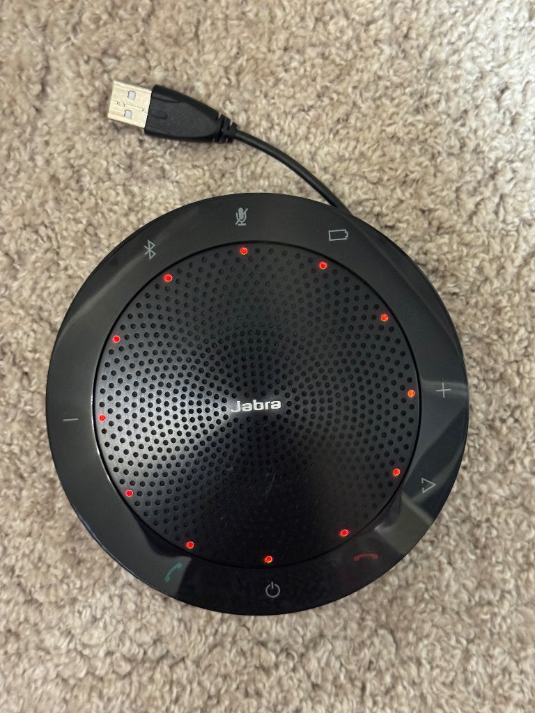 Jabra 410 speakerphone / conference speaker-2 keer gebruikt, Computers en Software, Pc speakers, Ophalen of Verzenden, Zo goed als nieuw