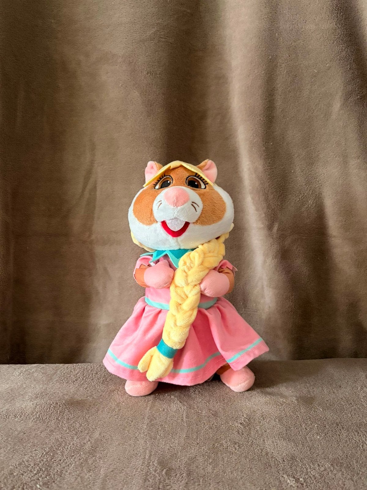 Knuffel Hamster met vlecht - Albert Heijn, Gebruikt, Albert Heijn, Hamster, Ophalen of Verzenden