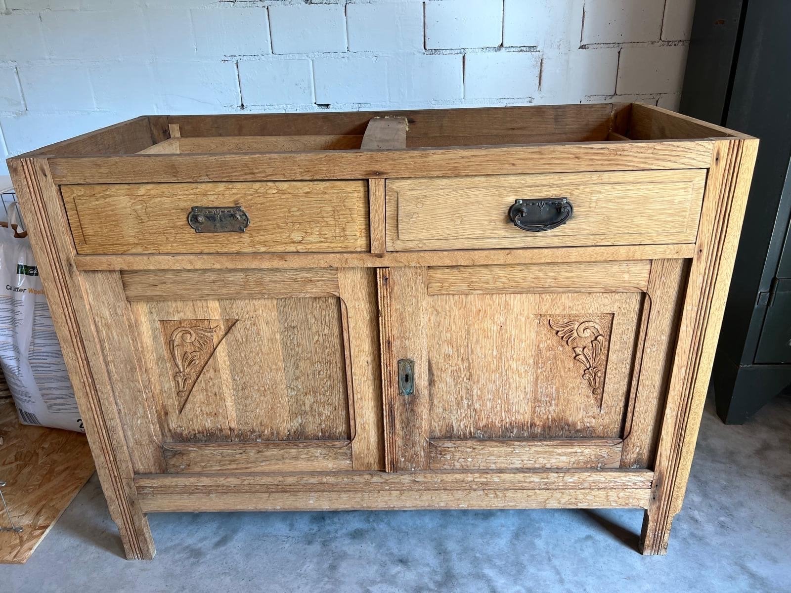 Eiken dressoir opknapper - 110x50x81 cm, Huis en Inrichting, Ophalen, Gebruikt, 100 tot 150 cm, Eikenhout