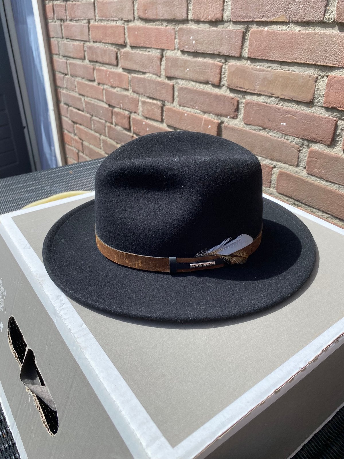 STETSON VitaFelt Traveller Hoed, kleur zwart, maat XS (53), Stetson, Hoed, Ophalen of Verzenden, 57 cm (M, 7⅛ inch) of minder
