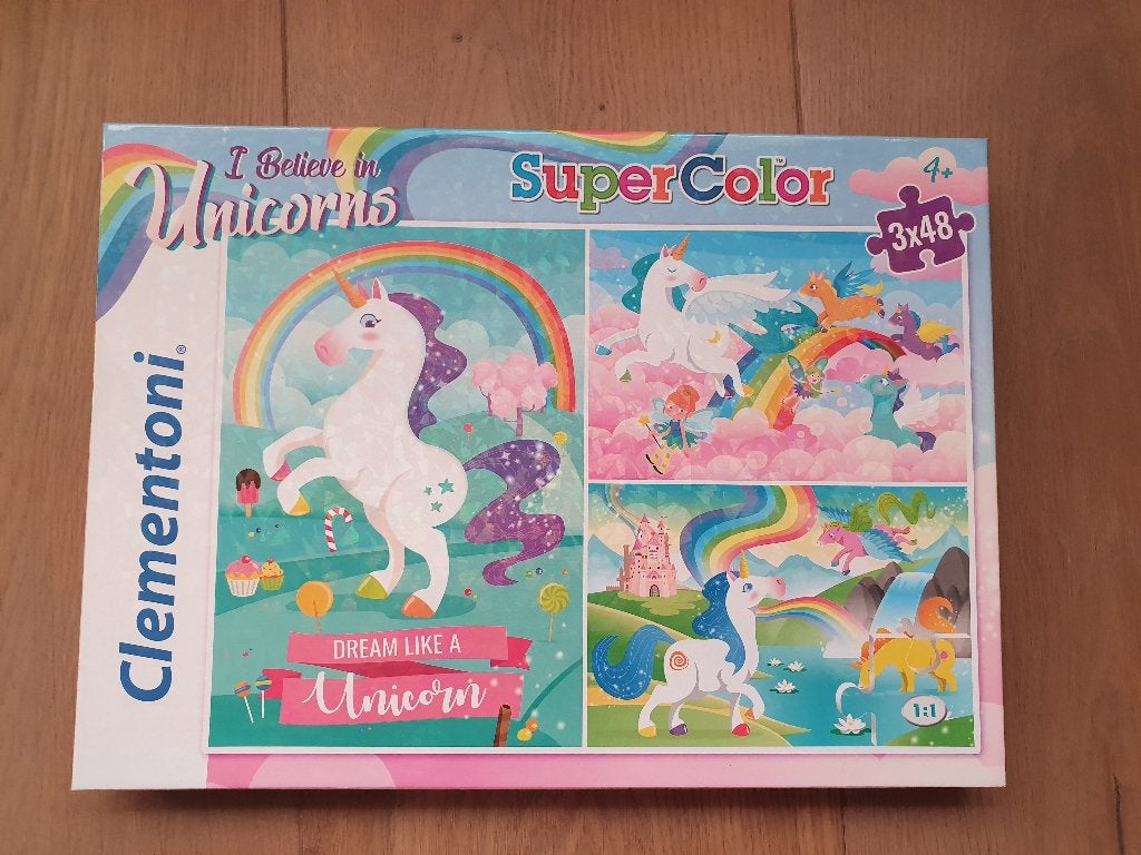 Kinder Legpuzzel unicorn, Ophalen of Verzenden, 10 tot 50 stukjes, Zo goed als nieuw, 4 tot 6 jaar