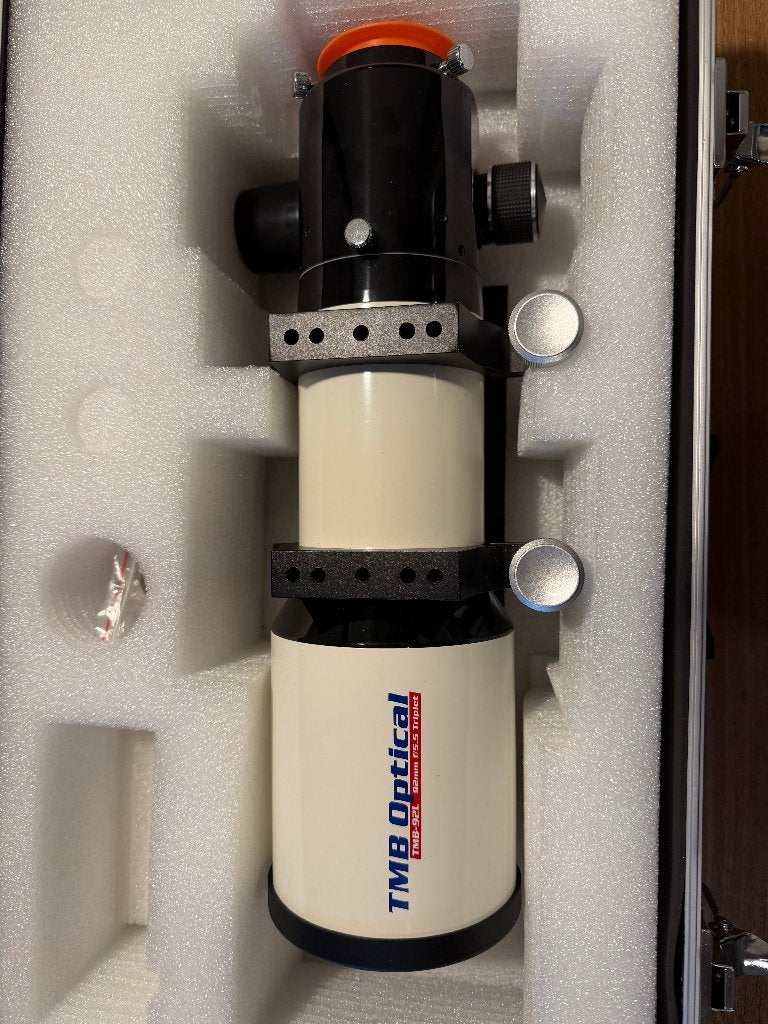 Telescoop TMB Apo refractor 92mm F/5,5, Ophalen, Zo goed als nieuw, 80 tot 200 mm, Lenzentelescoop (refractor)