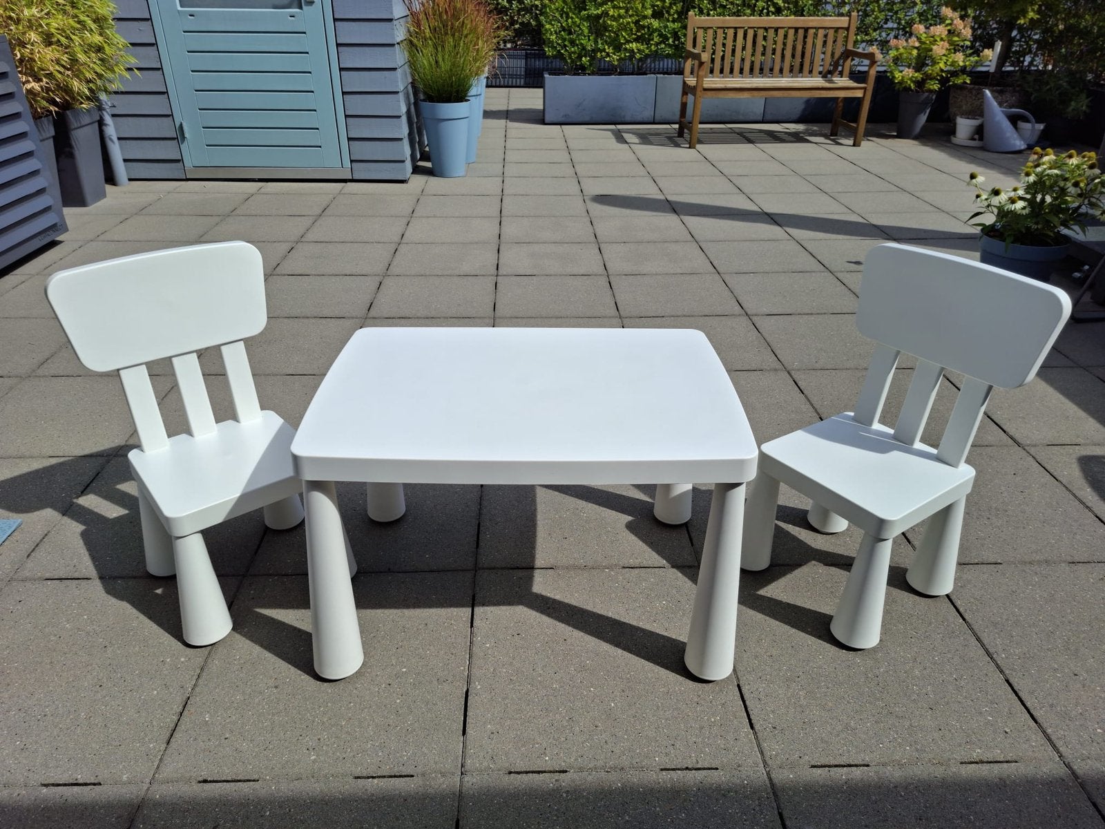 IKEA Mammut Tafel en Stoeltjes, Ophalen, Zo goed als nieuw, Tafel(s) en Stoel(en)