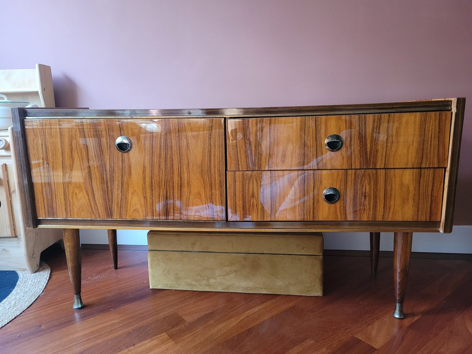 TV meubel/kastje 120x64x38, Ophalen, 100 tot 150 cm, 1 of 2 laden, Zo goed als nieuw