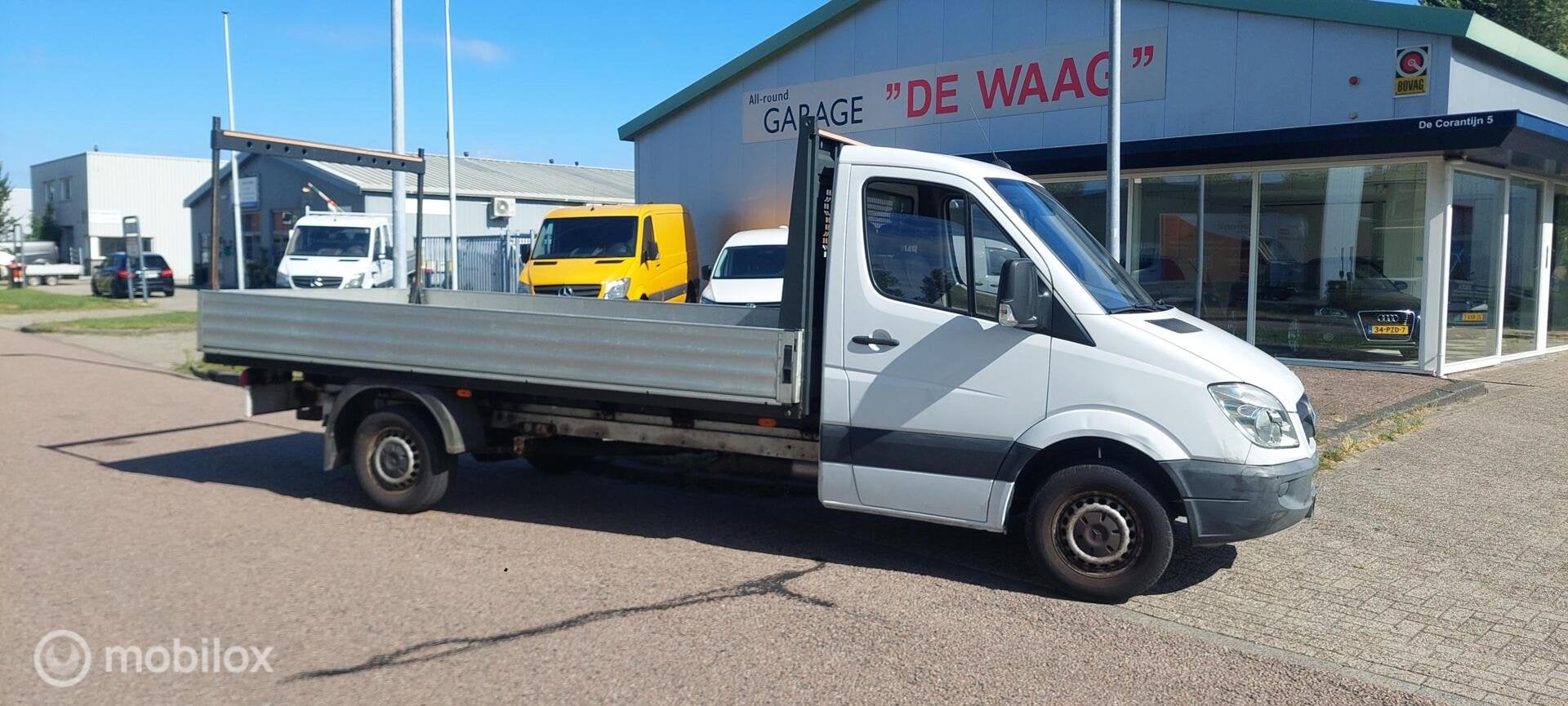 Mercedes Sprinter 313 2.2 CDI 432 PICKUP OPEN LAADBAK AIRCO, Auto's, Bestelauto's, Achterwielaandrijving, Gebruikt, 4 cilinders