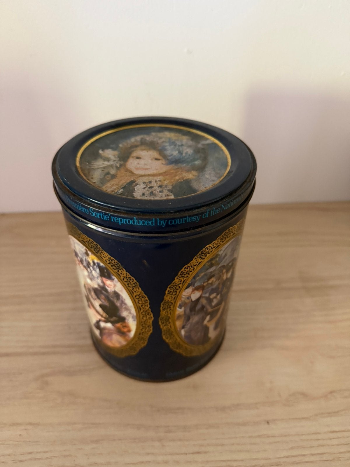 Vintage renoir blik National Gallery, Ophalen of Verzenden, Gebruikt, Overige, Overige merken