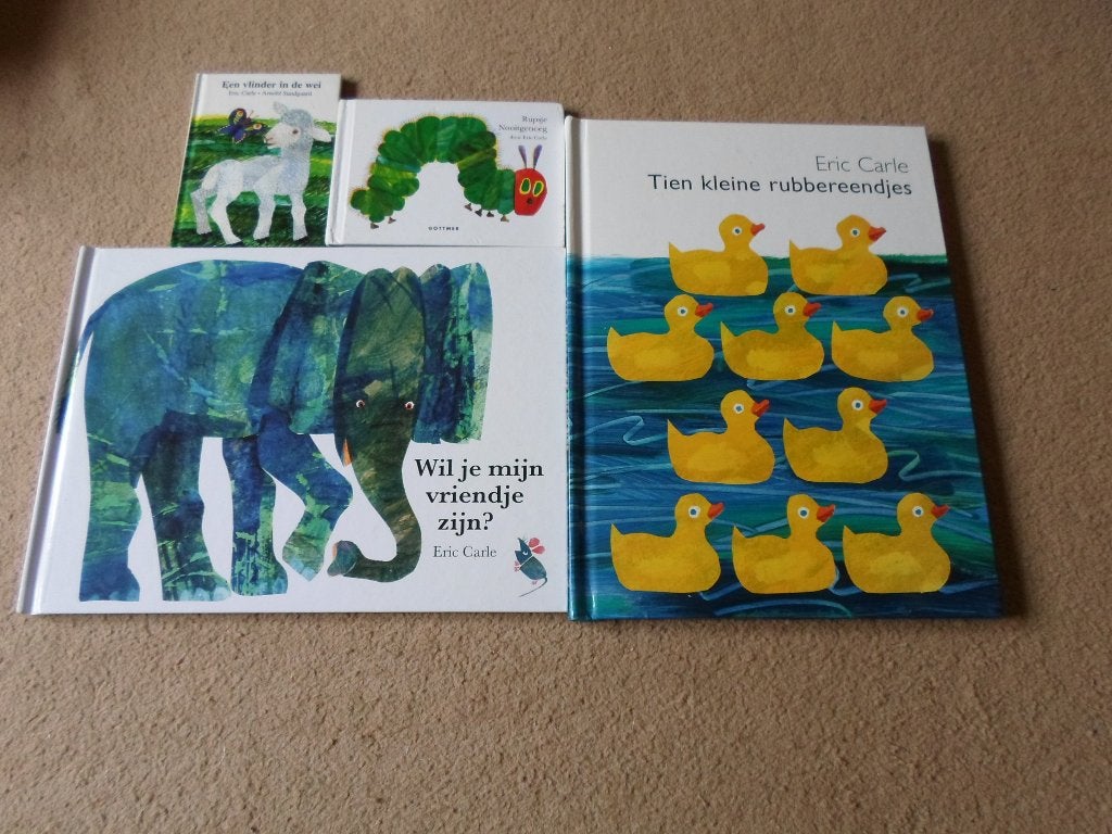 Wil  je   mijn  vriendje   zijn?  Eendjes  en  2 kleintjes., Ophalen of Verzenden, Gelezen, Eric Carle, Prentenboek