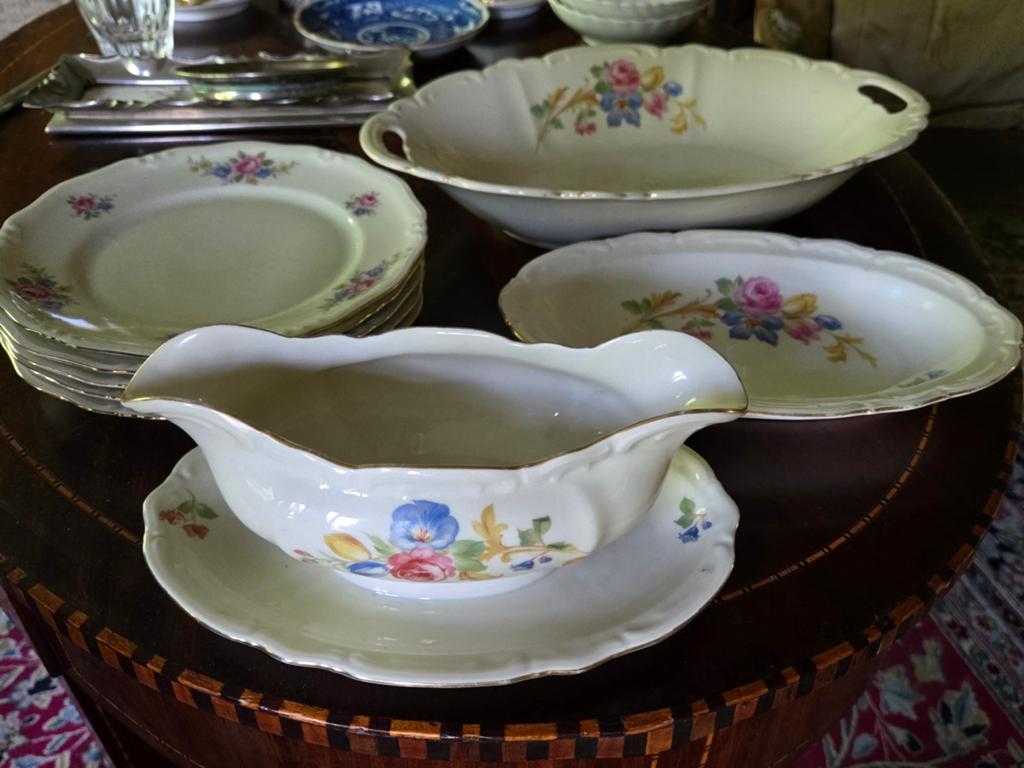 Bareuther Bavaria servies sauskom bordjes schalen, Antiek en Kunst, Ophalen of Verzenden
