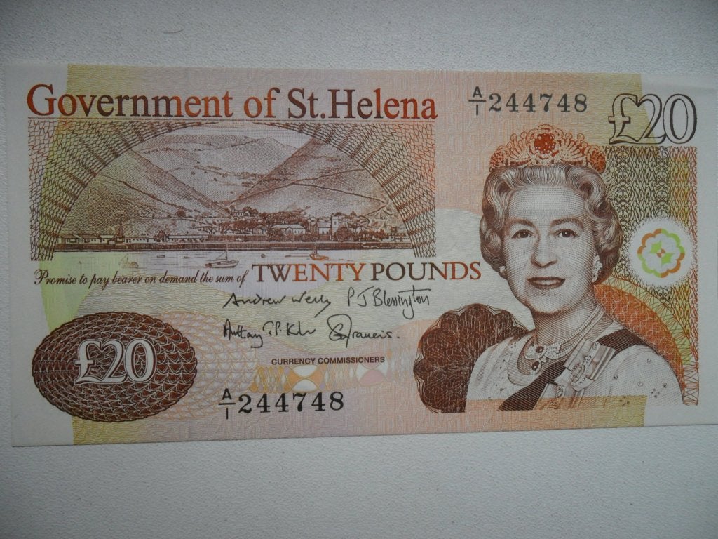 St. Helena #13b [2012] / 20 pounds UNC, Postzegels en Munten, Bankbiljetten | Afrika, Los biljet, Overige landen, Verzenden