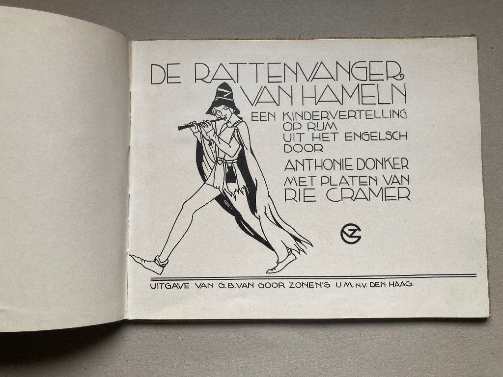 T.K. De Rattenvanger van Hameln Met tekeningen Rie Cramer, Ophalen of Verzenden, Gelezen
