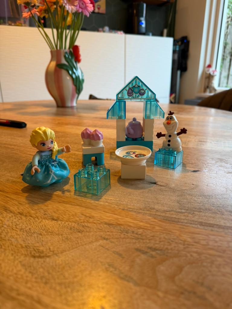 LEGO Duplo 10920 Elsa's en Olaf's theefeest, Ophalen of Verzenden, Zo goed als nieuw, Duplo
