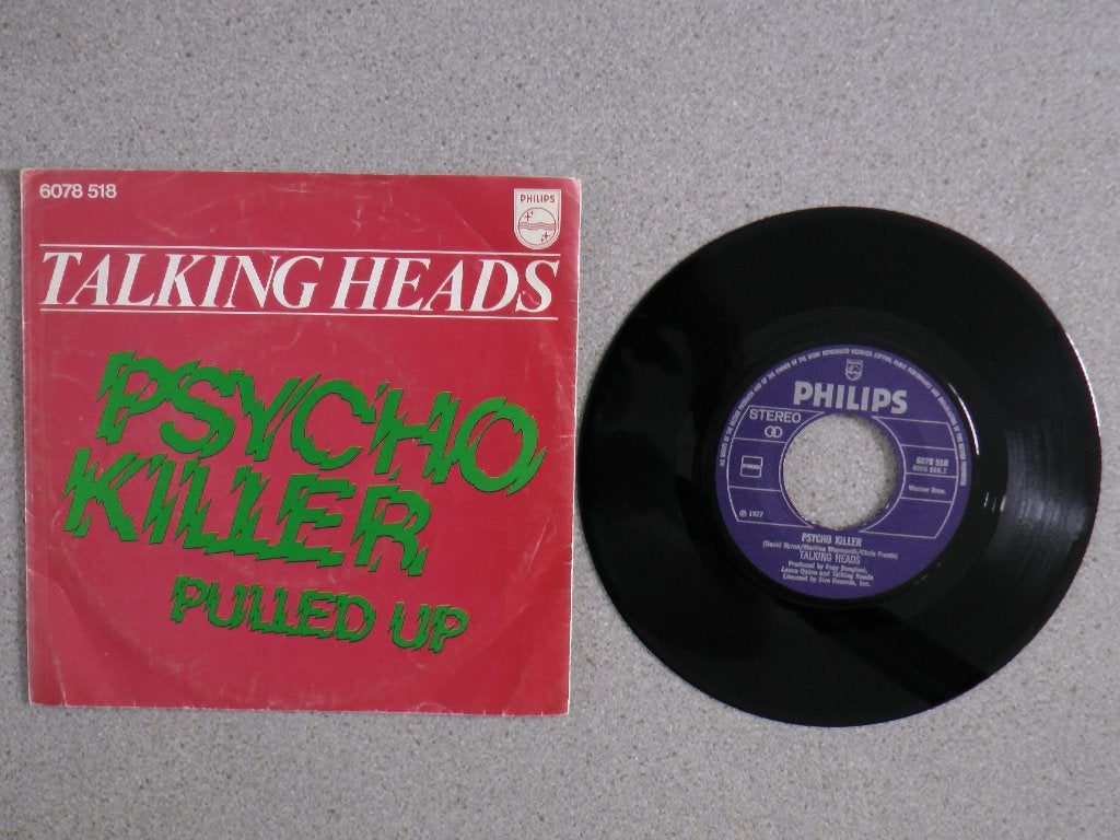 Talking Heads - Psycho Killer VINYL SINGLE, Gebruikt, 7 inch, Pop, Fotohoes