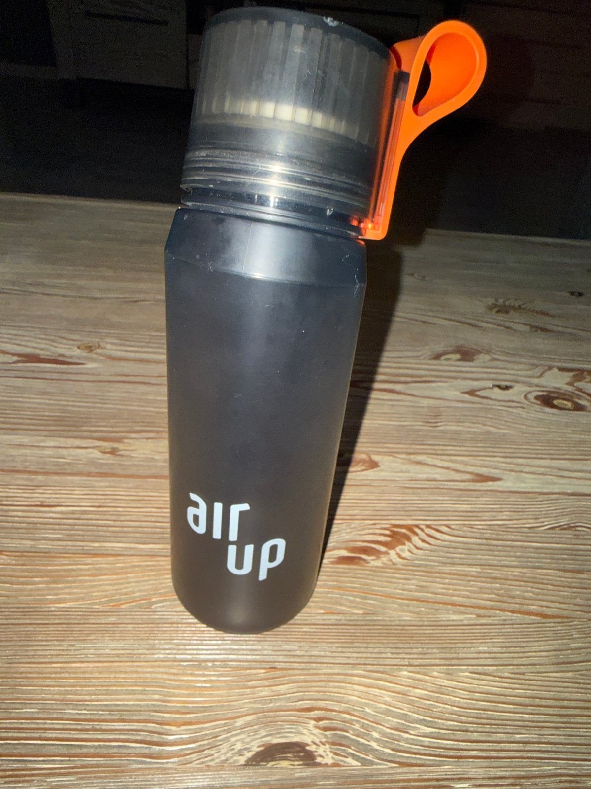 Air Up drinkfles - Zwart met oranje accent, Ophalen of Verzenden, Gebruikt