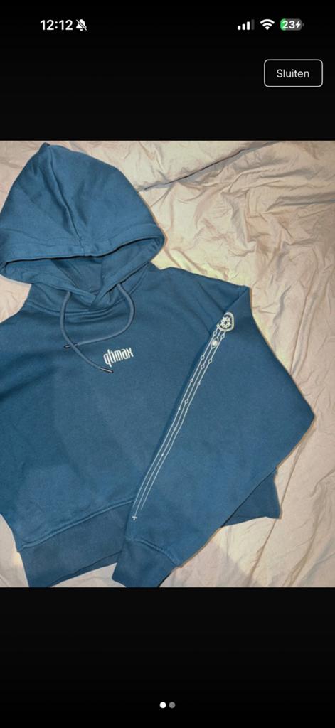 Qlimax hoodie, Ophalen of Verzenden, Nieuw, Maat 36 (S), Blauw