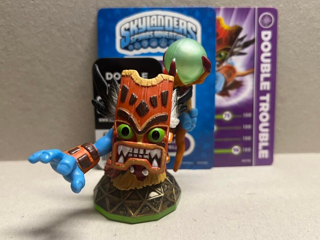 Skylanders Spyro's Adventure Double Trouble mét kaart, codek, 1 speler, Ophalen of Verzenden, Zo goed als nieuw, Role Playing Game (Rpg)