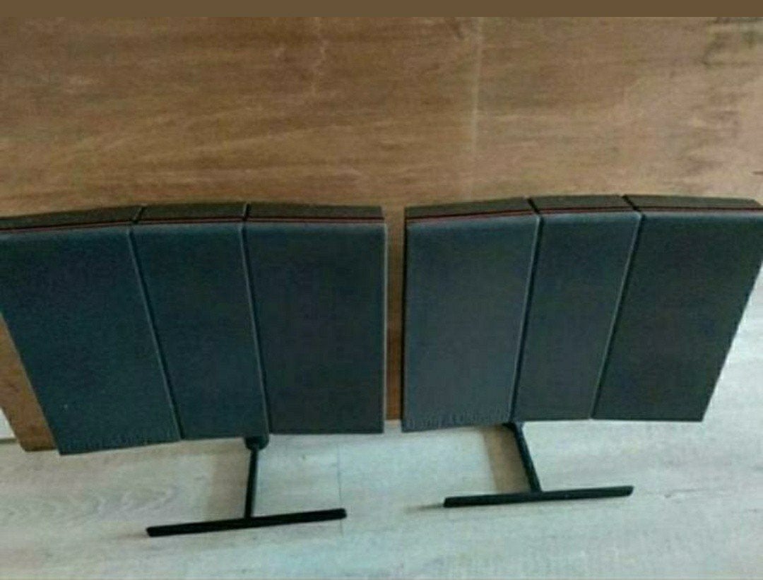 Luidsprekers,Bang& Olufsen,6513,zwart,staander,60 Watt,8 ohm, Zo goed als nieuw, 60 tot 120 watt, Front, Rear of Stereo speakers