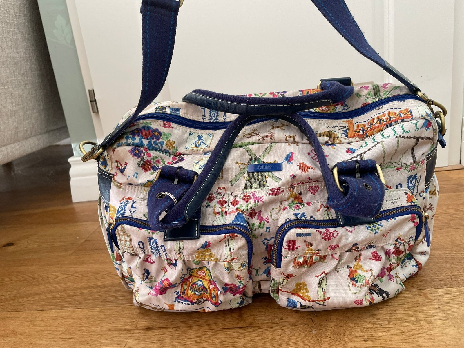 Vintage laptoptas Oilily, Ophalen, 40 tot 60 cm, Bruin, Minder dan 35 cm