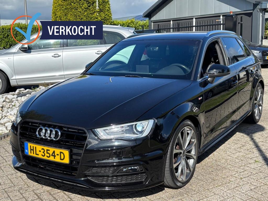 Audi A3 Sportback 1.4 Benzine Automaat 2X S-Line 2015 Zwart, Auto's, Audi, Bedrijf, Te koop, A3, ABS, Airbags, Airconditioning