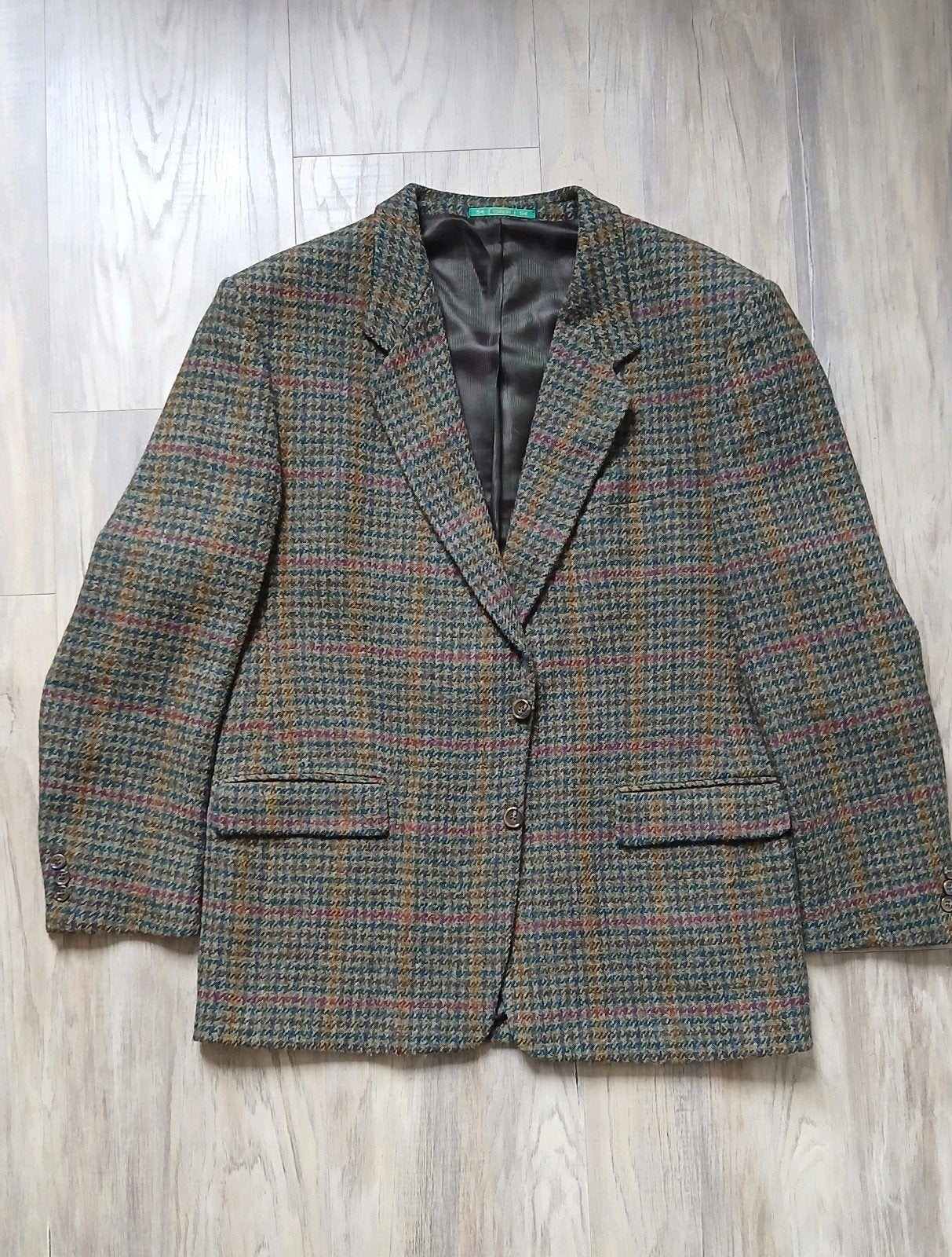Engels vintage tweet colbert, Kleding | Heren, Ophalen of Verzenden, Zo goed als nieuw, Maat 52/54 (L), Grijs