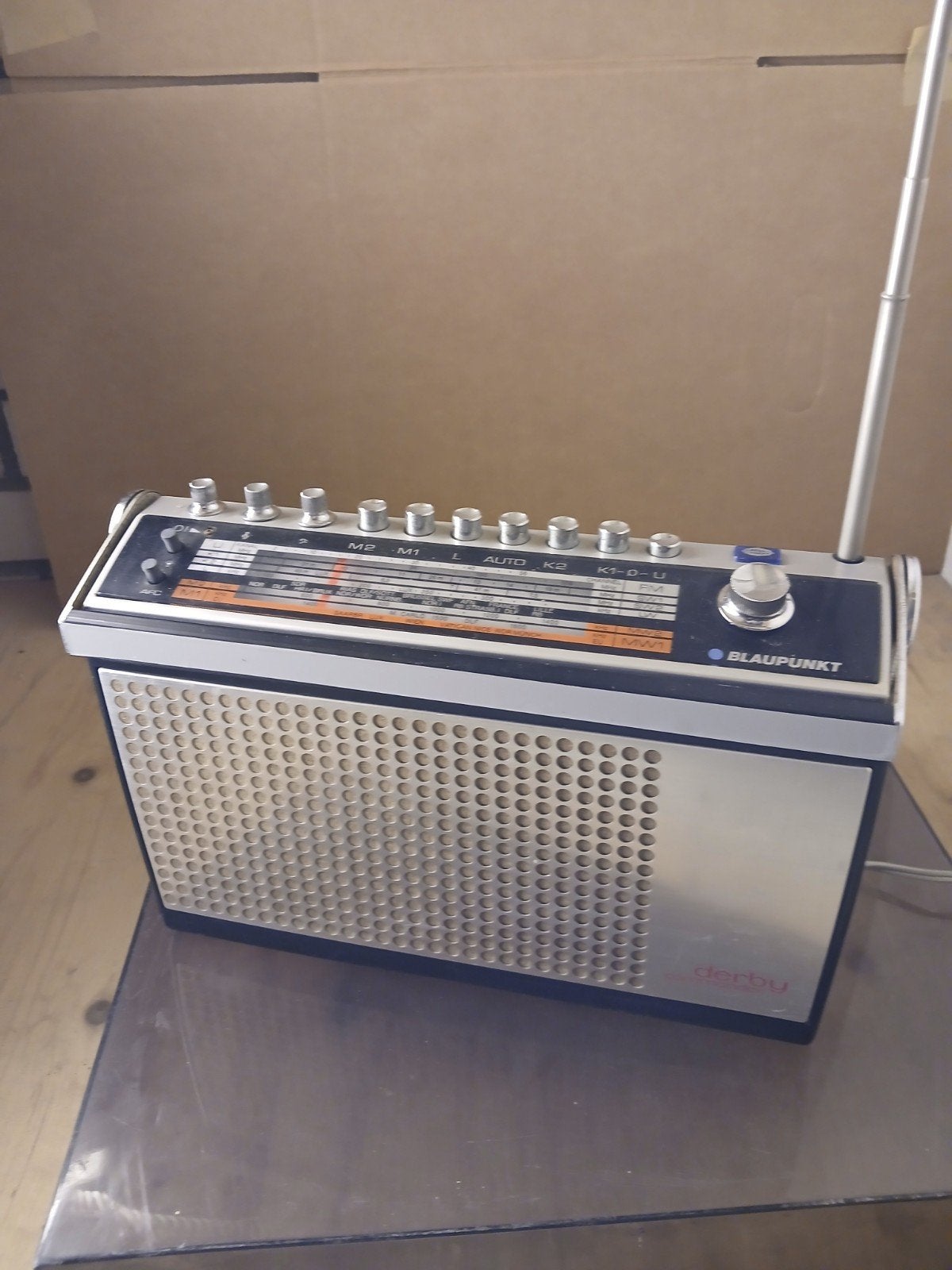 Blaupunkt Derby commander  Vintage Transistorradio   t, Ophalen of Verzenden, Gebruikt, Transistorradio