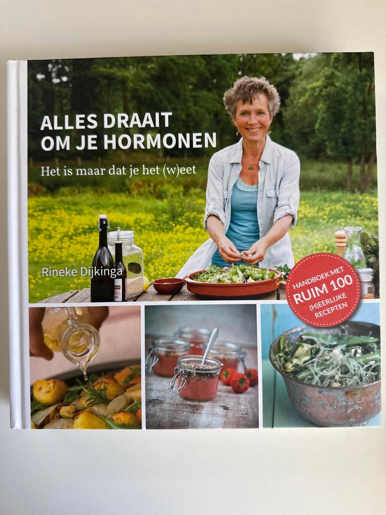 Nieuw boek Rineke Dijkinga: Alles draait om je hormonen, Boeken, Gezondheid, Dieet en Voeding, Ophalen of Verzenden, Nieuw, Gezondheid en Conditie
