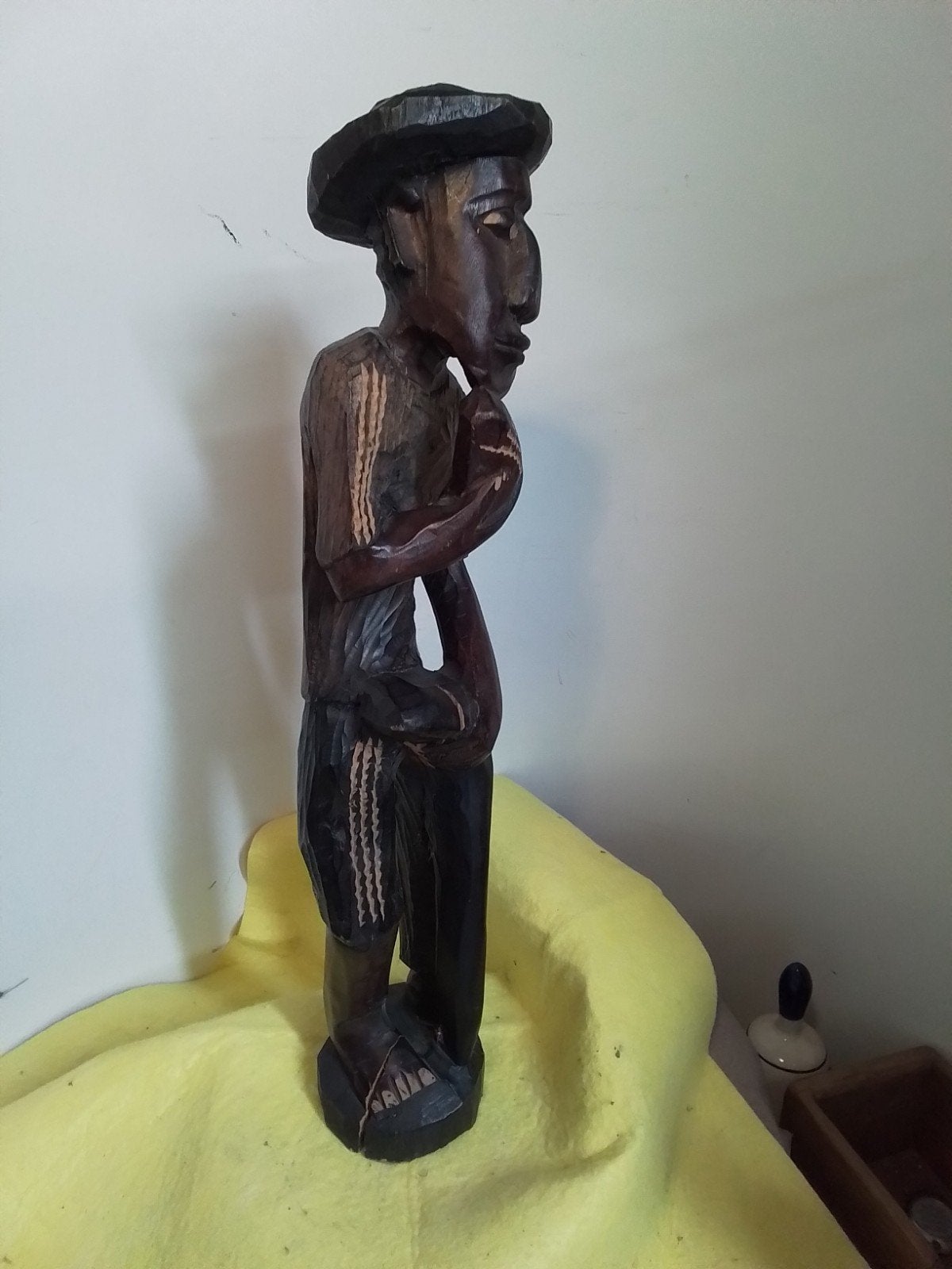 10902)mooi Afrikaans beeld hoog  50cm, Ophalen of Verzenden