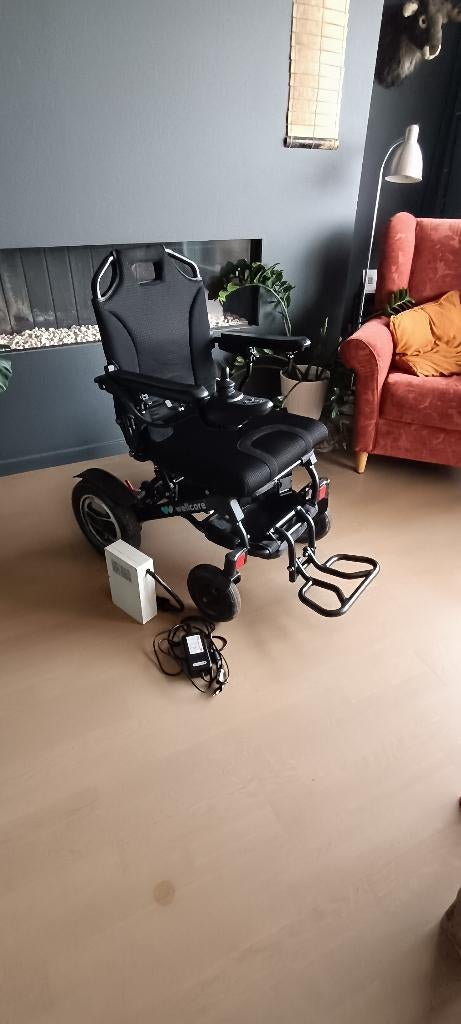 Opvouwbaar elektrische rolstoel met extra accu, Ophalen, Inklapbaar, Gebruikt, Elektrische rolstoel