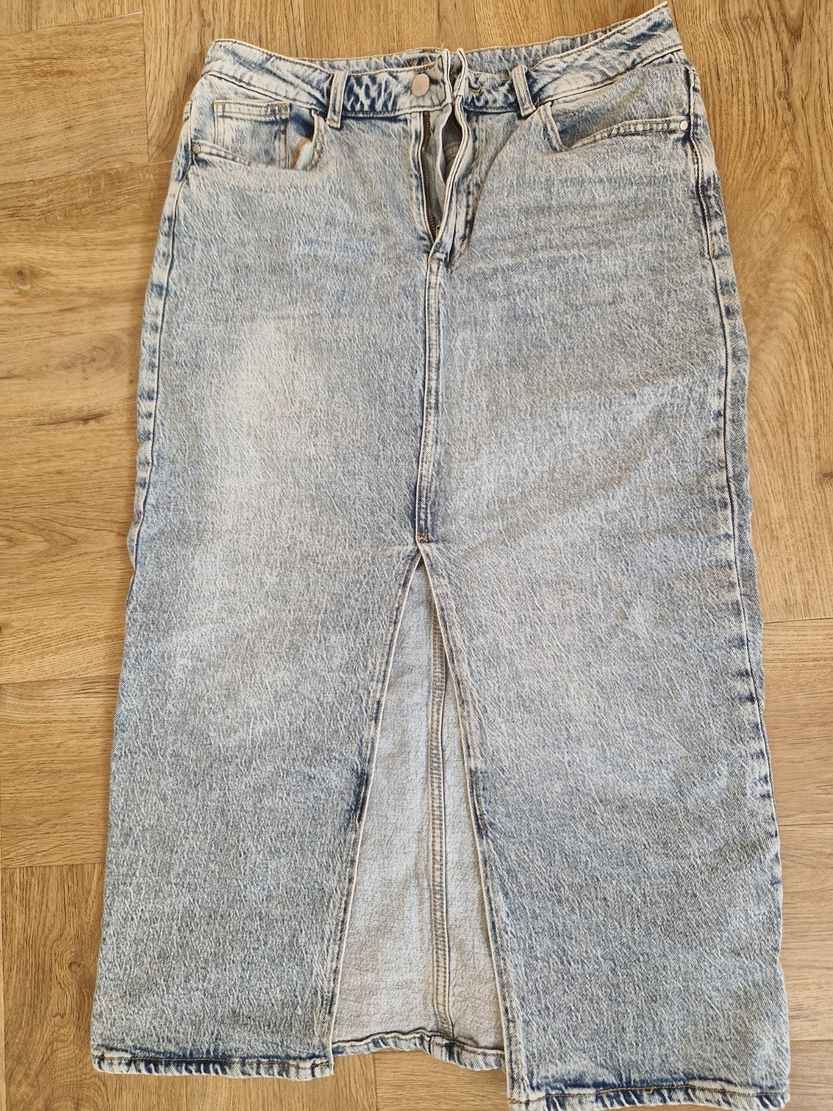 Vila denim spijkerrok met split, Kleding | Dames, Rokken, Maat 38/40 (M), Blauw, Vila, Ophalen of Verzenden
