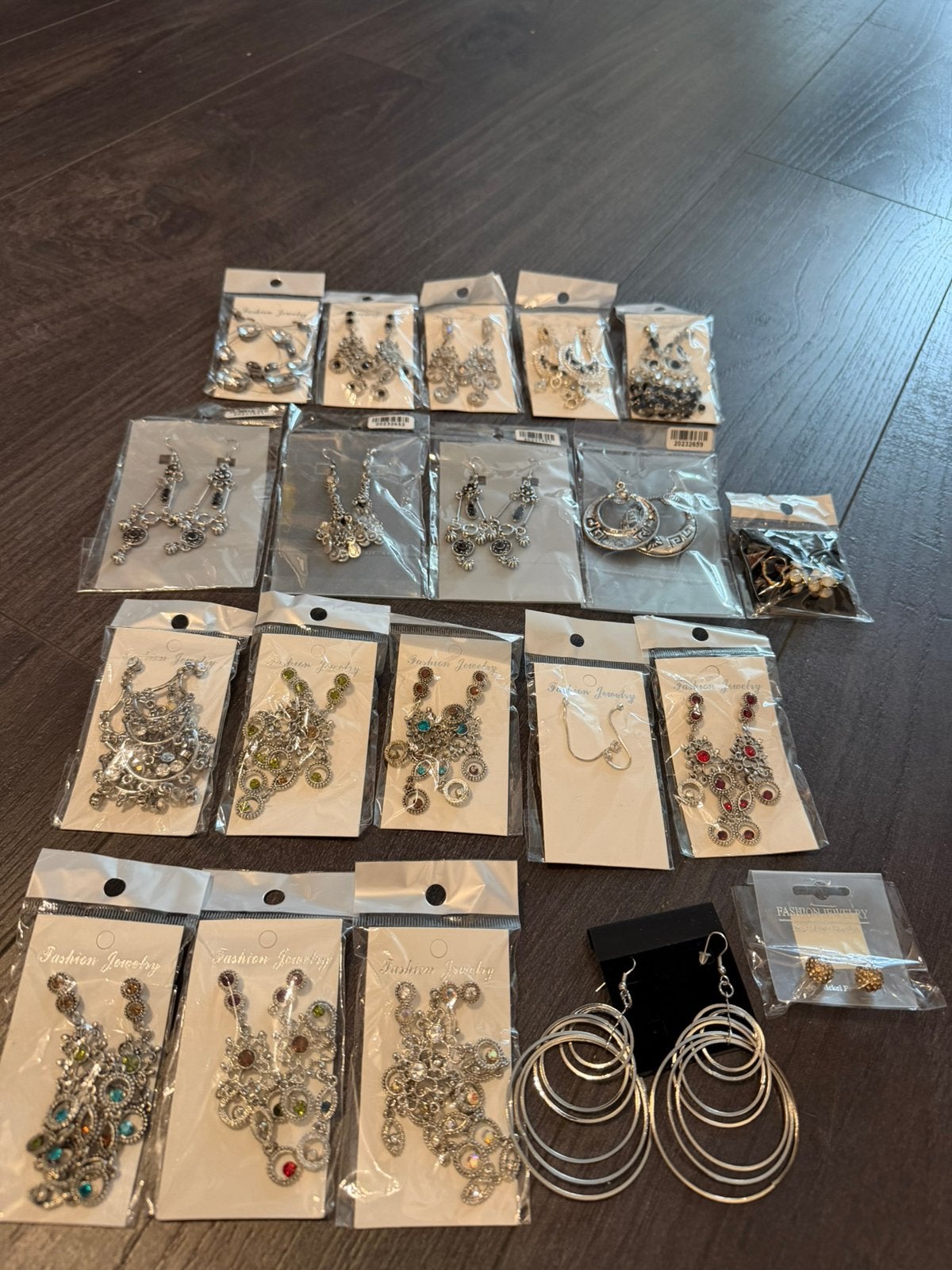 Partij 20 paar oorbellen O6, Verzenden, Nieuw, Overige kleuren, Overige materialen