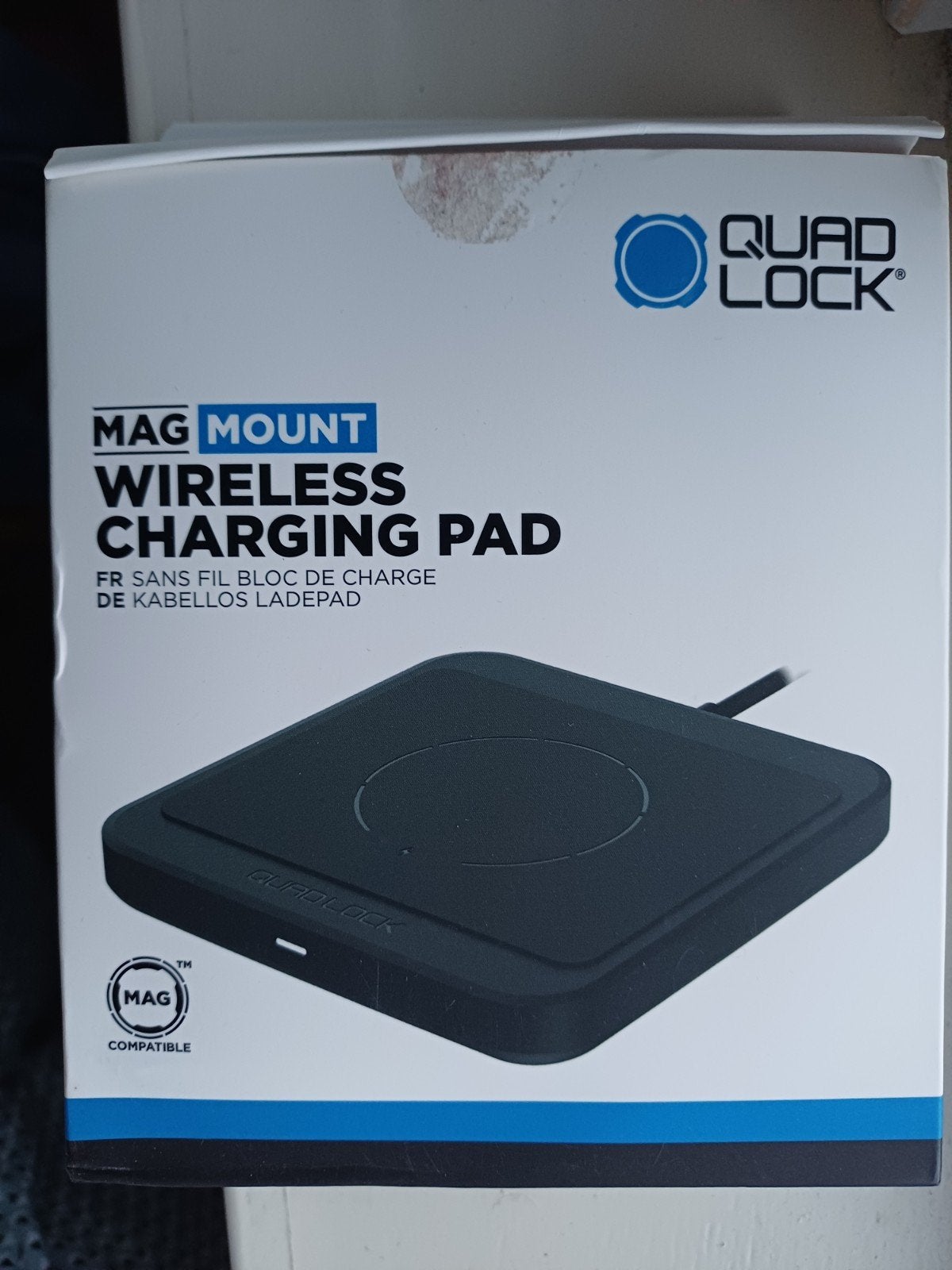 Quad Lock Mag Mount Draadloze Oplaadpad, Ophalen of Verzenden, Nieuw, Overige typen, Universeel