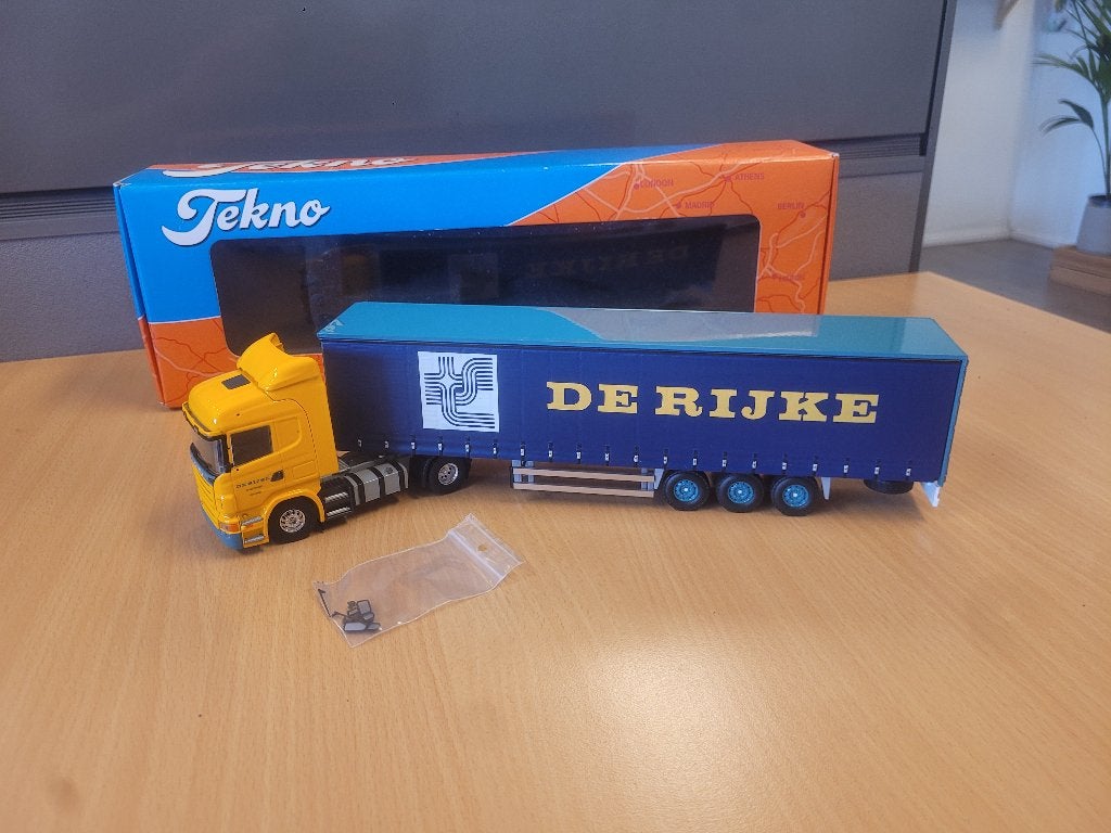 Scania 124L De Rijke Modelauto Schaal 1:50 Tekno, Tekno, Nieuw, Tekno, Bus of Vrachtwagen