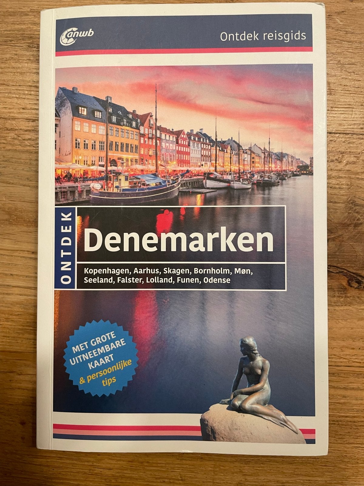 ANWB Ontdek reisgids Denemarken - Met kaart en tips, Gelezen, Europa, Ophalen of Verzenden, Reisgids of -boek