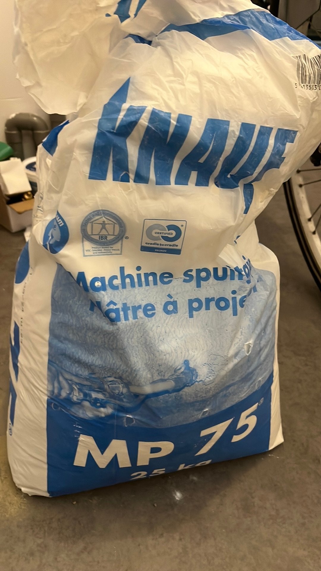 Knauf machine spuitgips (gratis ophalen), Doe-het-zelf en Verbouw, Ophalen, Gebruikt, Overige typen