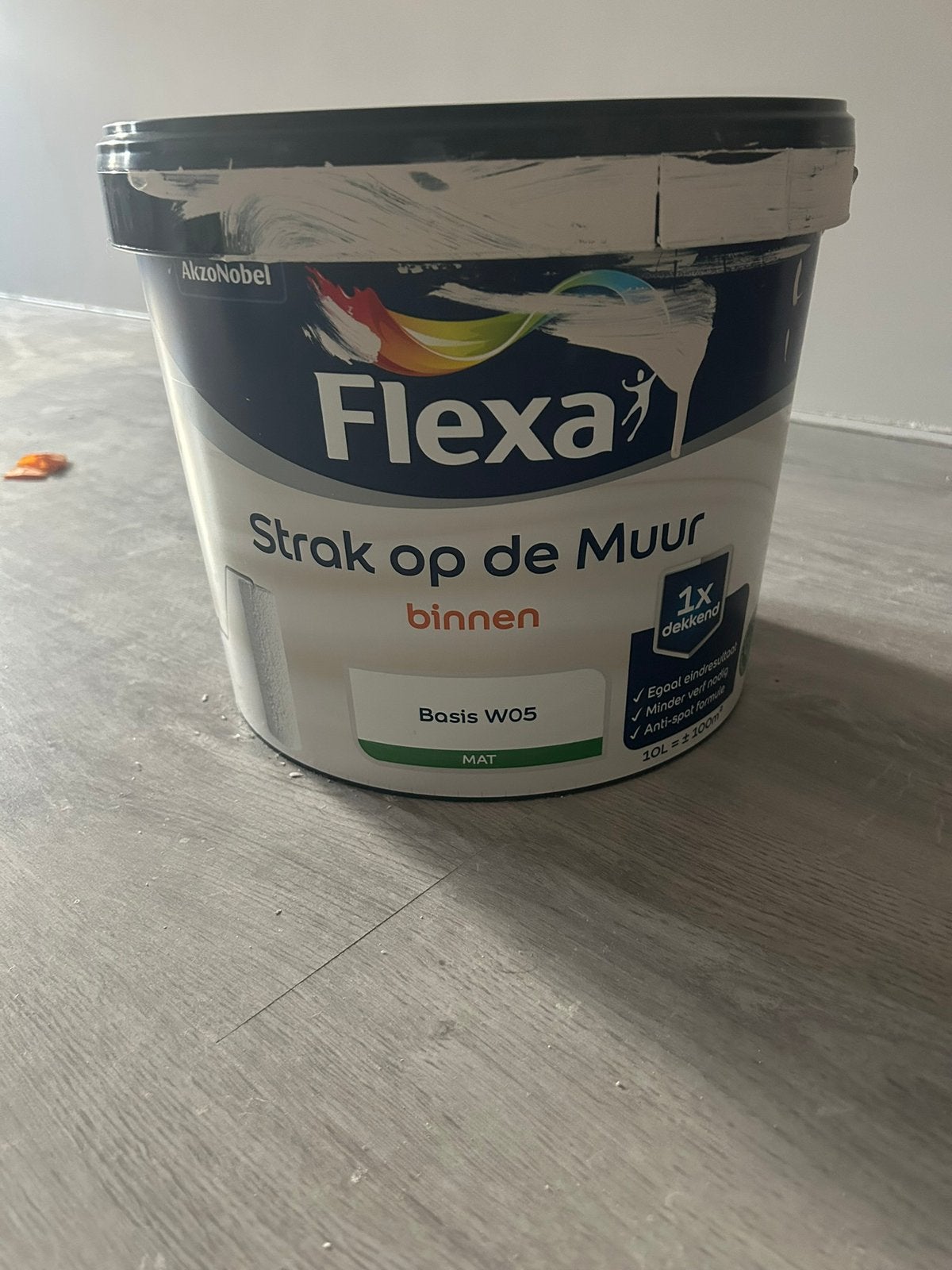 FLEXA STRAK OP DE MUUR LIMESTONE, Ophalen, Overige kleuren, 5 tot 10 liter, Verf