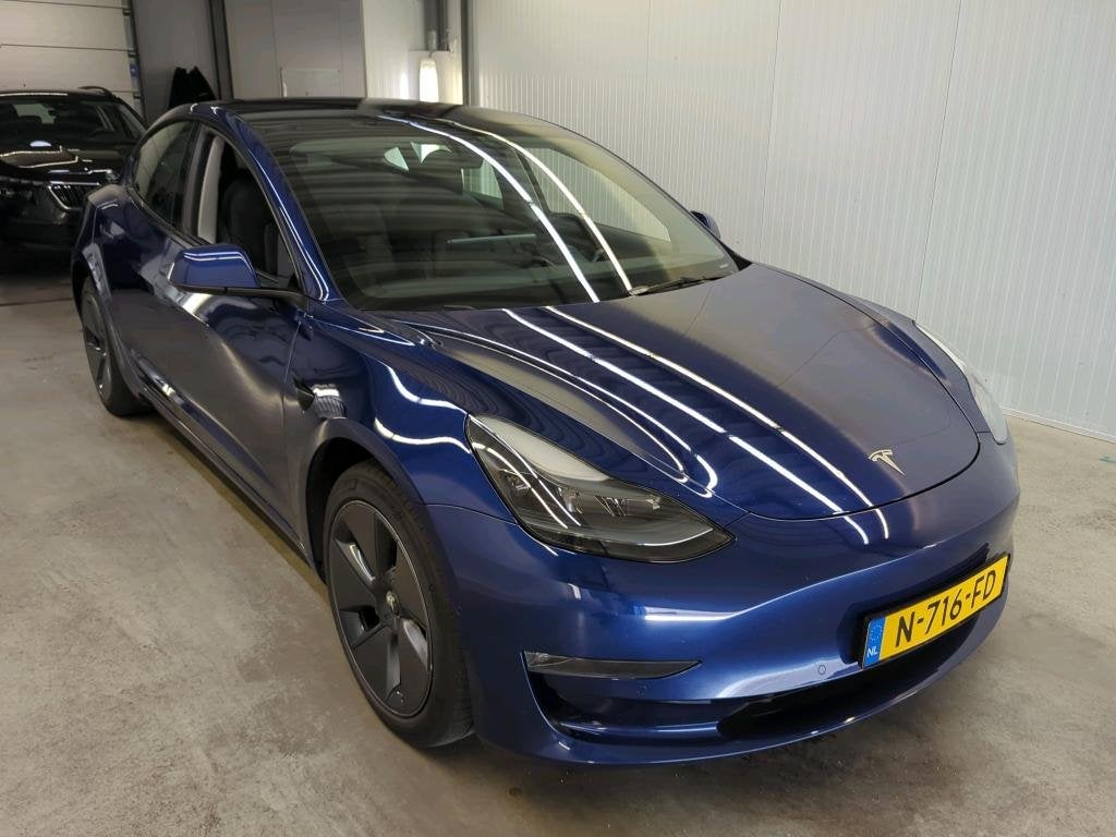 Tesla Model 3 Long-Range Dual Motor AWD, Auto's, Automaat, Metallic lak, Gebruikt, Zwart