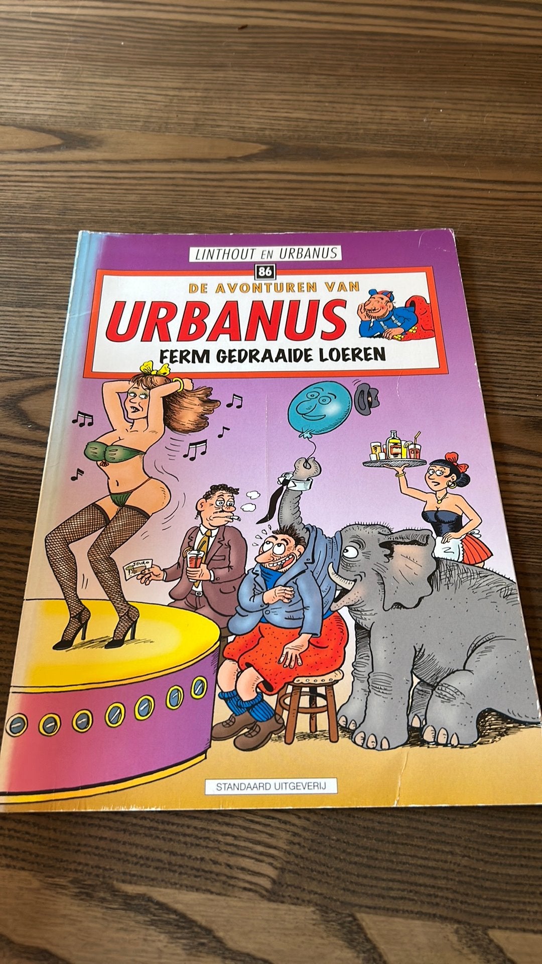 Urbanus - Ferm gedraaide loeren 86, Eén stripboek, Ophalen of Verzenden, Zo goed als nieuw, Urbanus; Willy Linthout