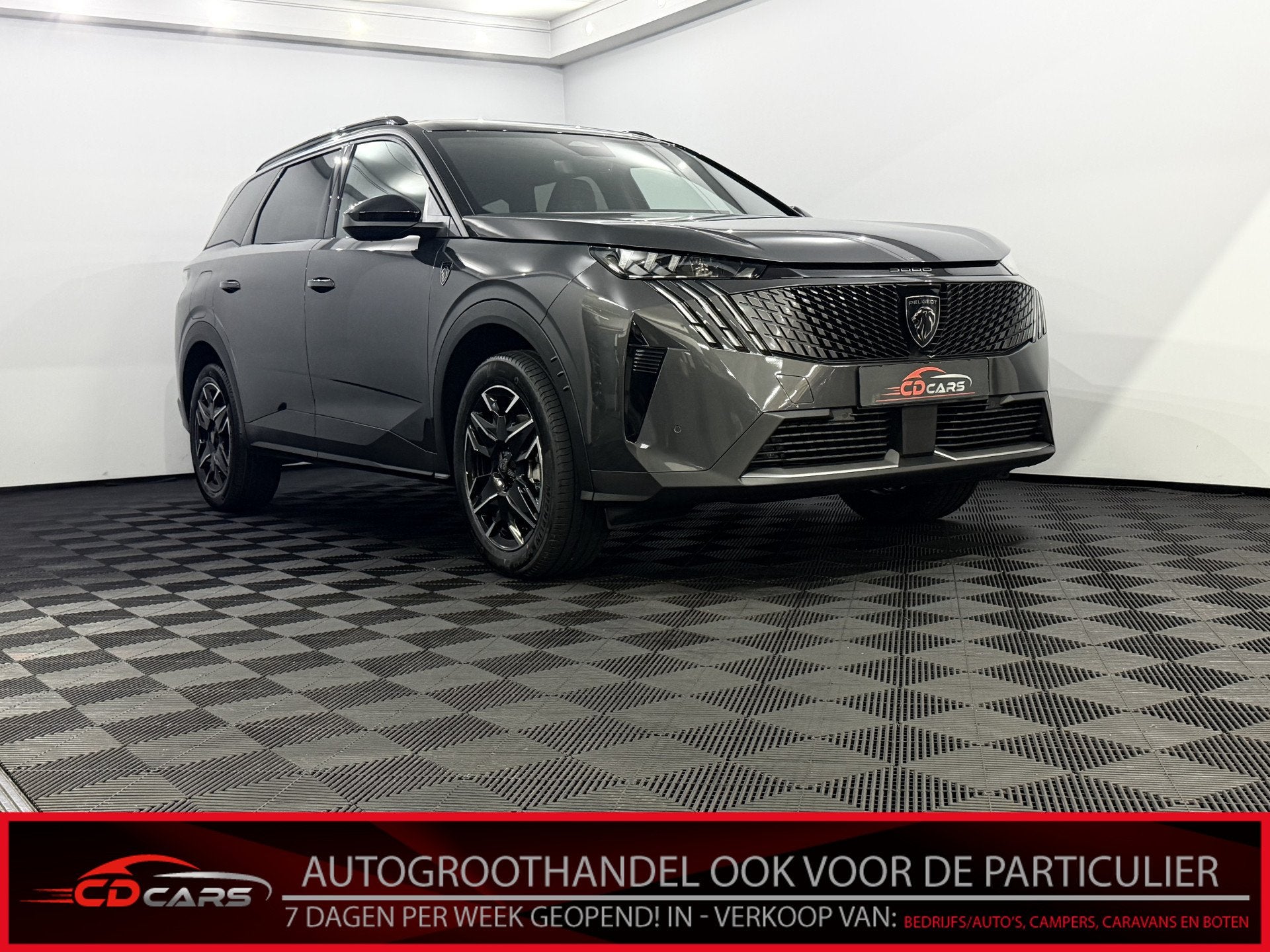 Peugeot 5008 1.2 Hybrid 145 GT 7P Camera, Half leder, Navi,, Auto's, Gebruikt, 1199 cc, Automatische klimaatregeling, Bedrijf