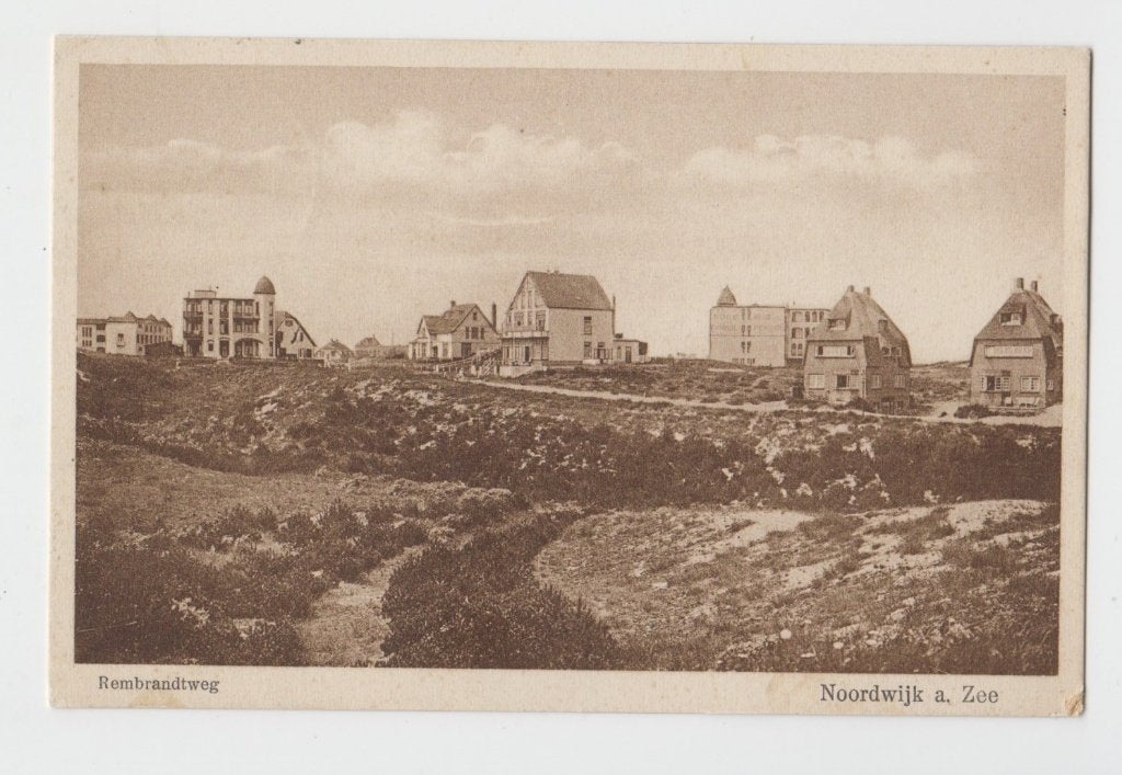 066 Noordwijk aan Zee 1930 Rembrandtweg 1930 B48, Verzenden, 1920 tot 1940, Gelopen, Zuid-Holland
