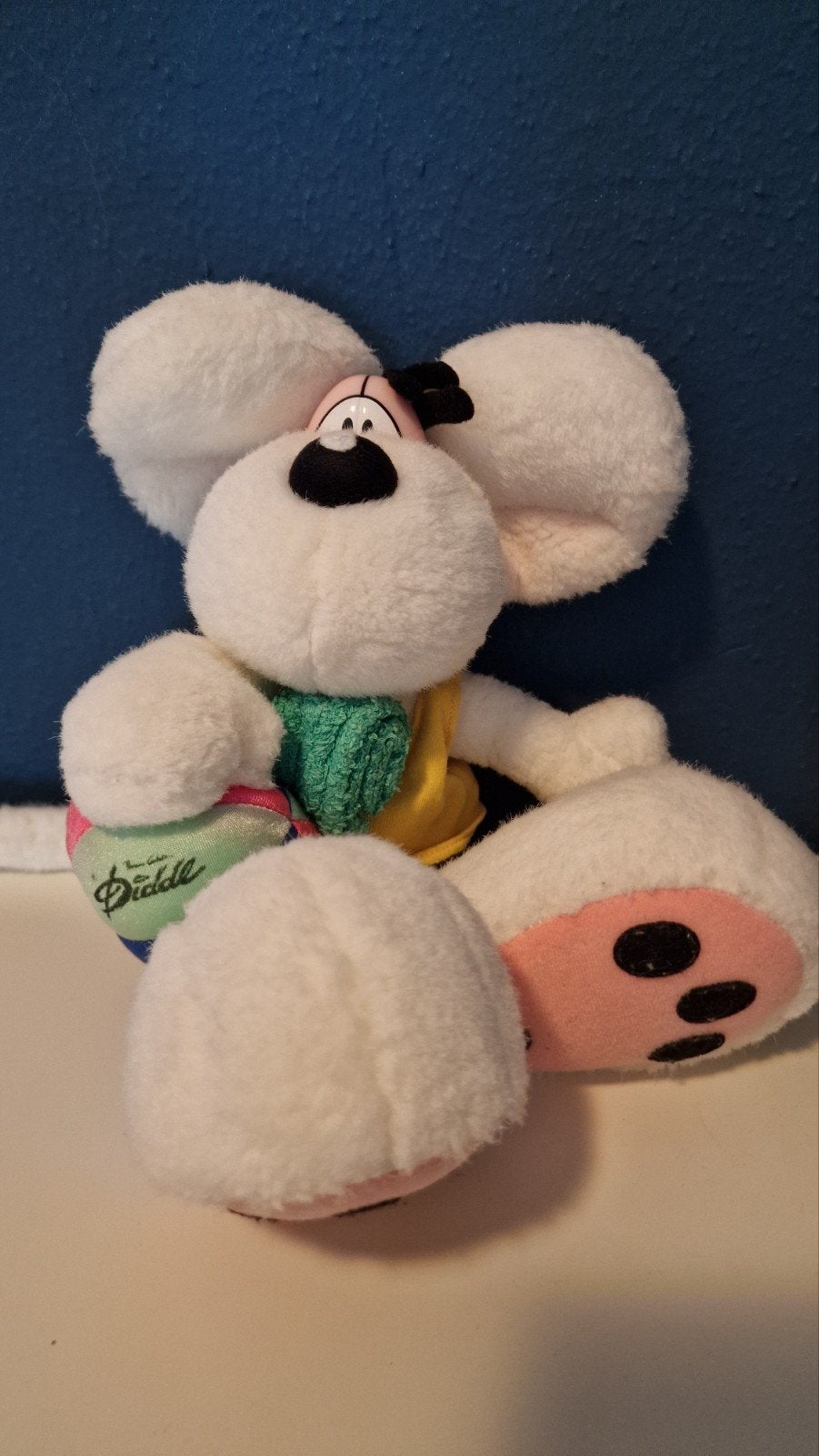 Diddl knuffel met bal - Zo goed als nieuw, Verzamelen, Ophalen of Verzenden, Zo goed als nieuw, Knuffel