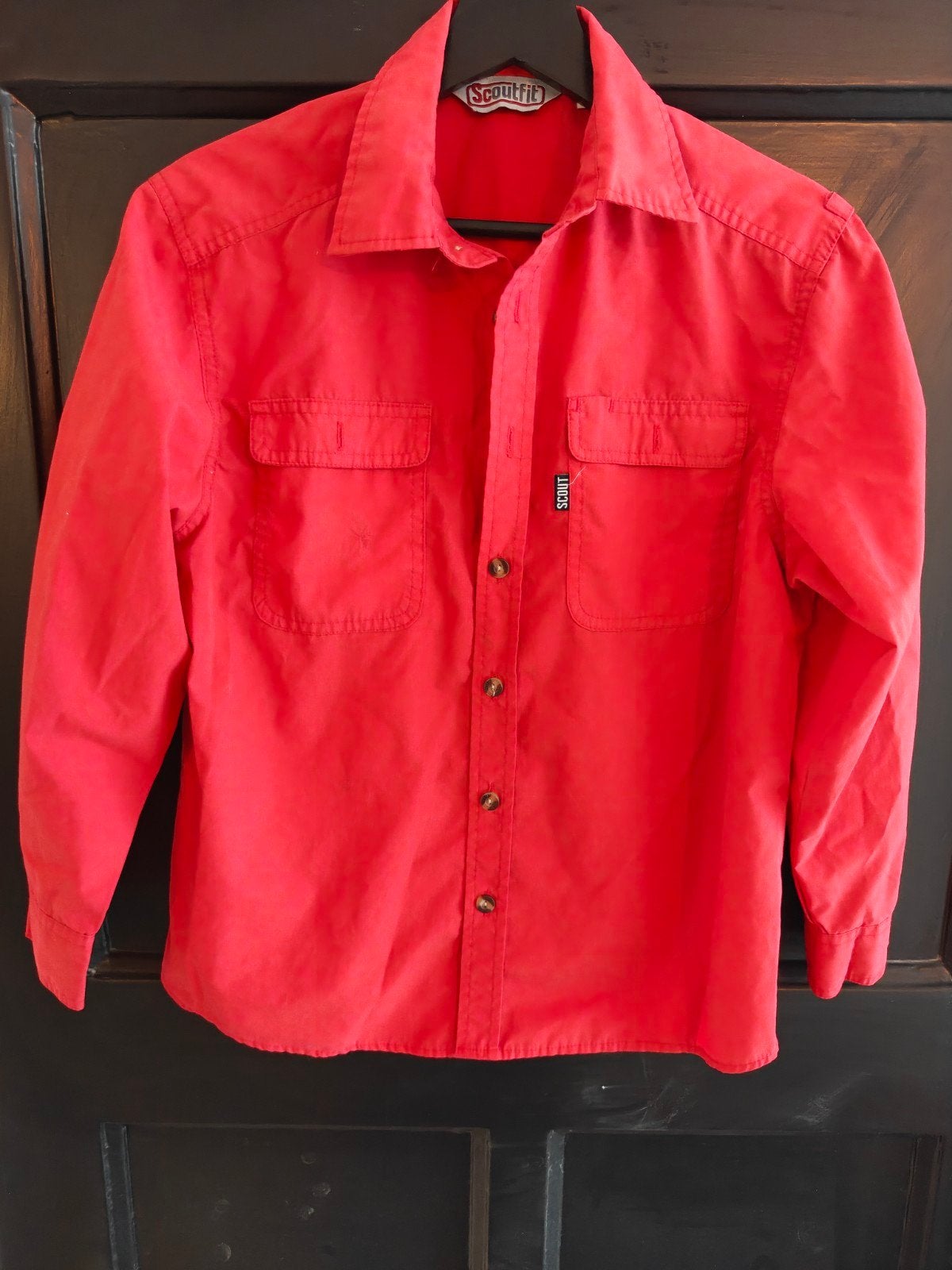 Scoutfit scouting blouse bevers Overhemd Maat 146, Ophalen of Verzenden, Zo goed als nieuw, Kleding