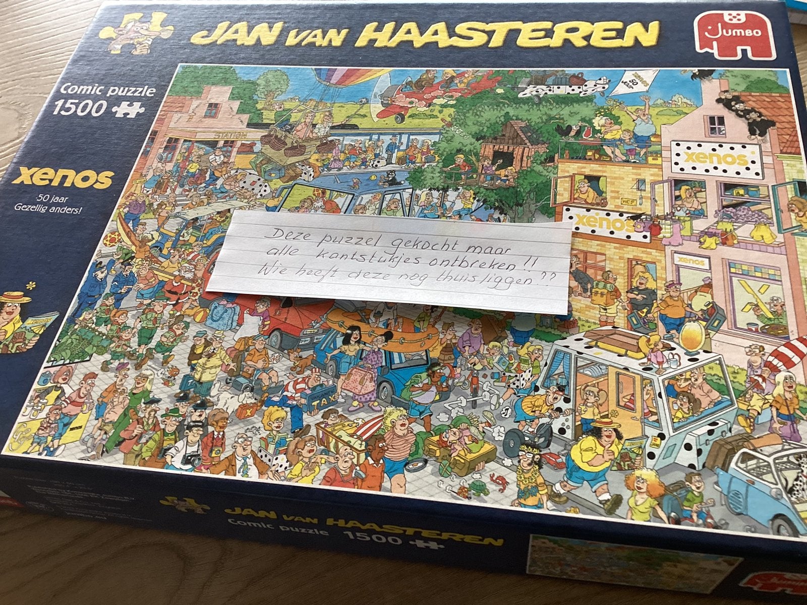 Jan van Haasteren Xenos, Ophalen, 500 t/m 1500 stukjes, Zo goed als nieuw