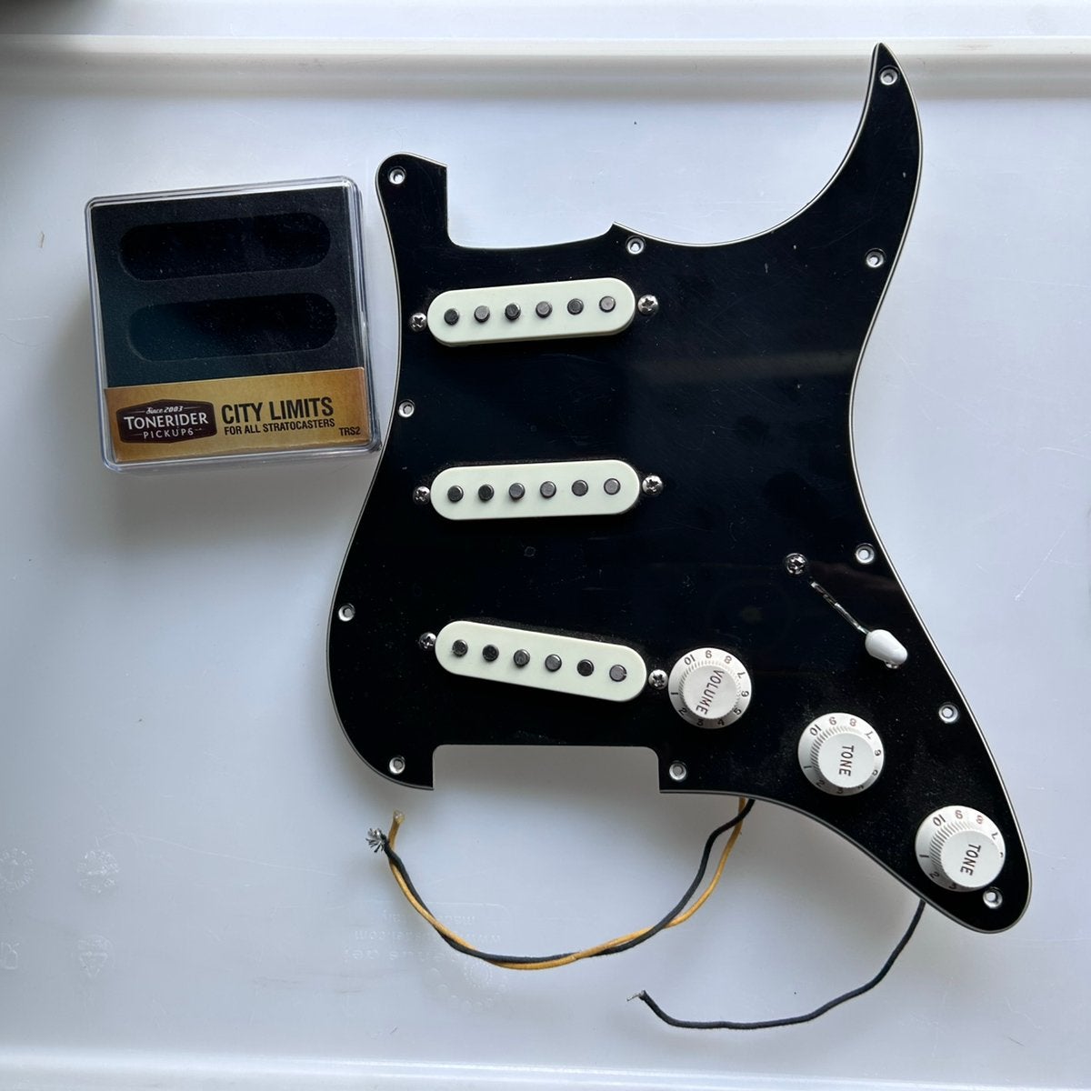 Tone City 3 single coil set, wired op slagplaat, Ophalen of Verzenden, Gebruikt, Elektrische gitaar