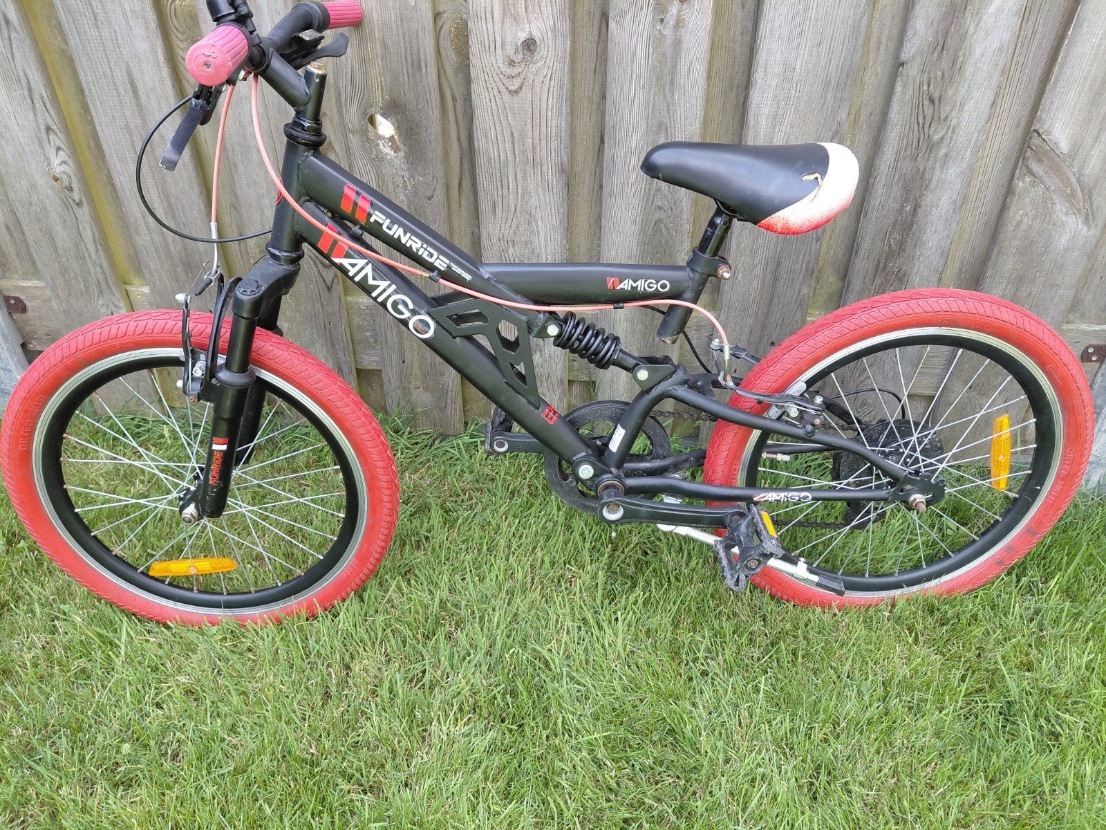 Amigo Funride kinderfiets 20 inch met versnellingen, Gebruikt, Velgrem, Versnellingen, Minder dan 49 cm