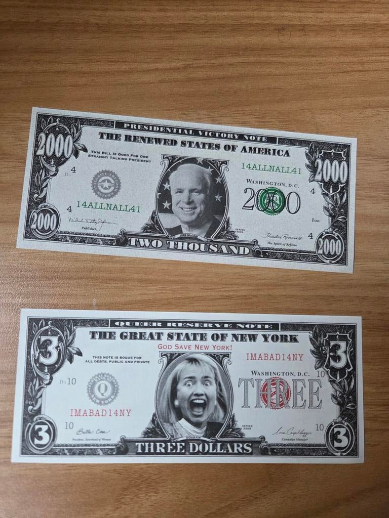 Funny Dollar Biljetten Slick Times, Ophalen of Verzenden, Gebruikt