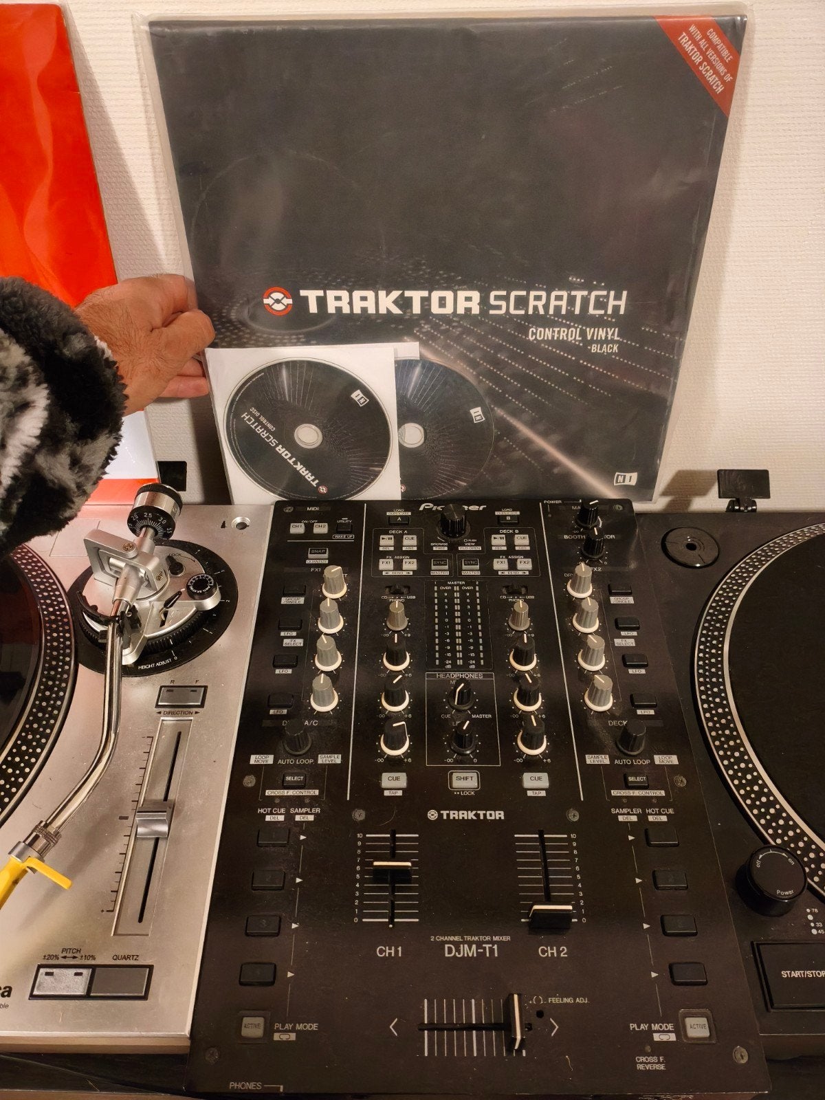 Pioneer DJM-T1 Traktor Scratch DUO 2 DJ-set, Ophalen of Verzenden, Gebruikt, Dj-set, Pioneer